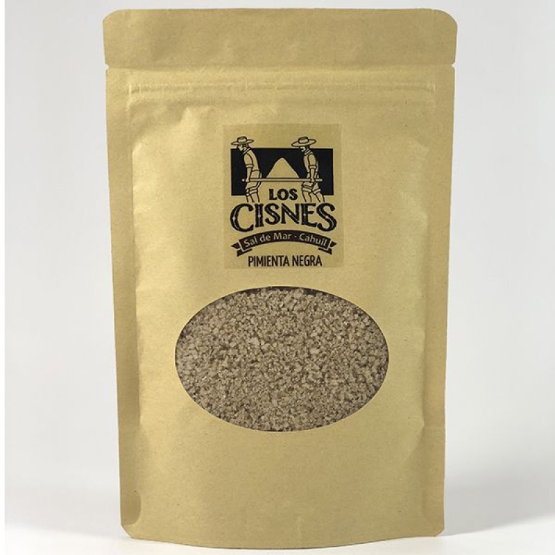 Sal de Mar  Pimienta Negra  Doypack 200 Gr.