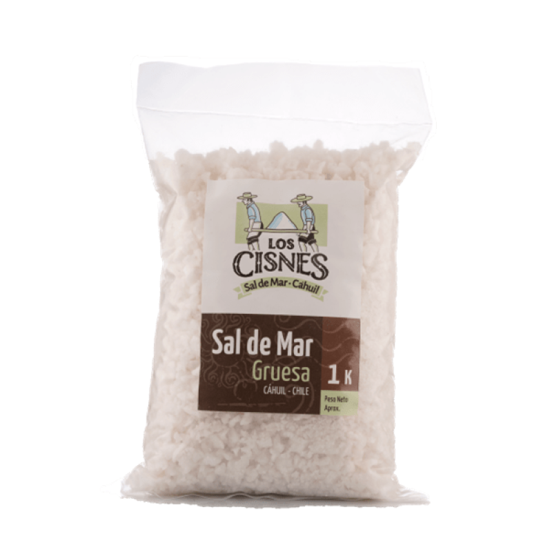Sal de Mar Gruesa Yodada</br>1 Kg.