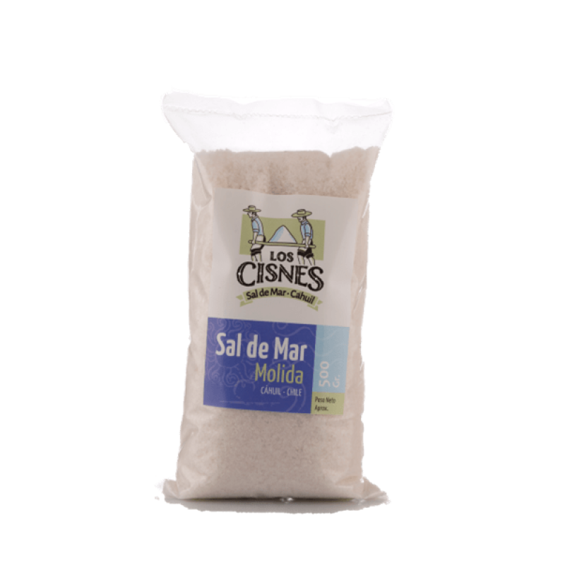 Sal de Mar Molida yodada  Bolsa 0,5 Kg.