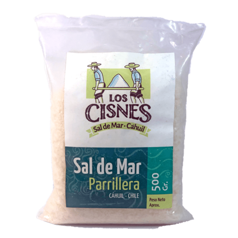 Sal de Mar Parrillera Yodada  Bolsa 500 Gr.