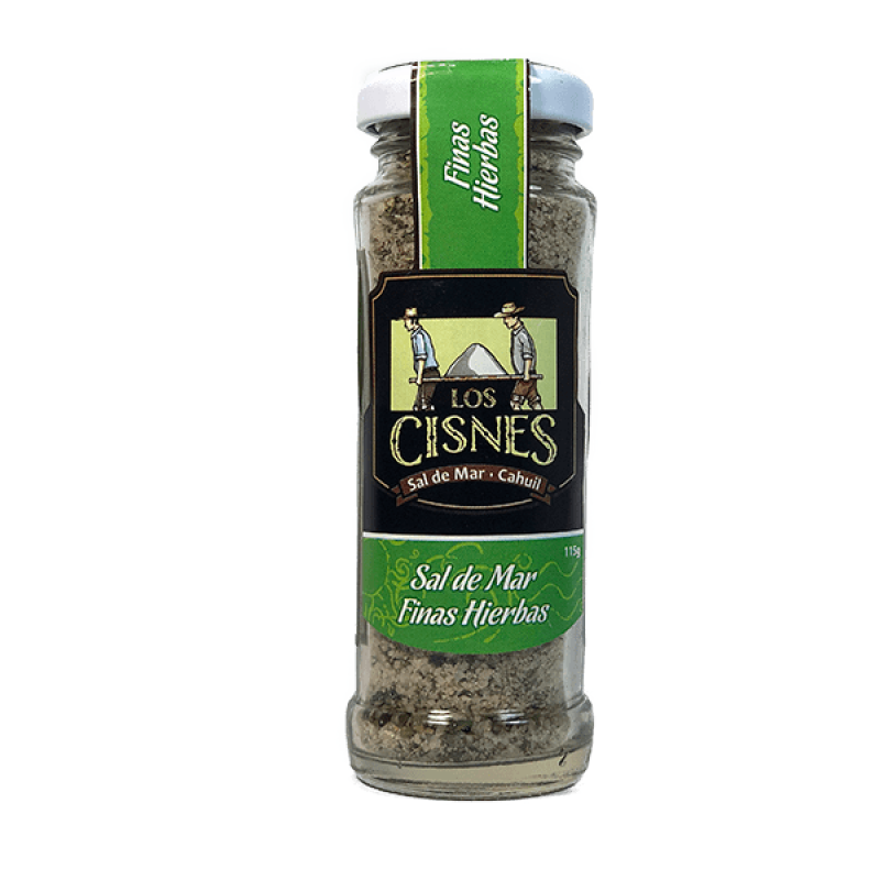 Sal de Mar Los Cisnes  Finas Hierbas 115 Gr.