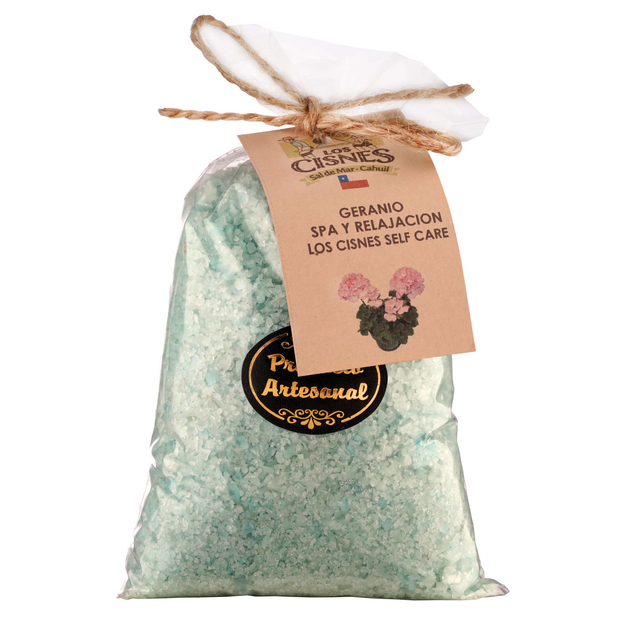 Sal de Mar Baño Geranio 400 Gr.